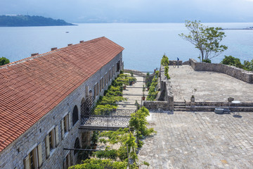 Old Town citadel of Budva coastal town, Montenegro