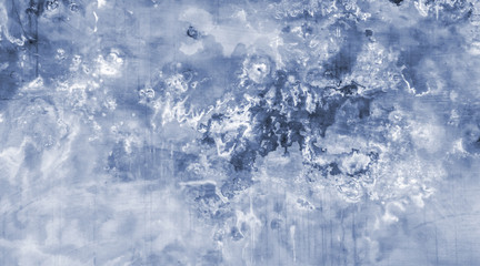 Mold on the dirty wall. Abstract background. Toned blue.