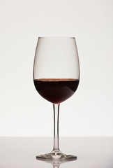 Red wine glass