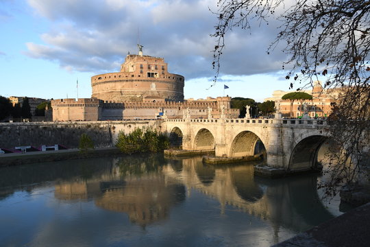 beautiful Rome at Christmas time