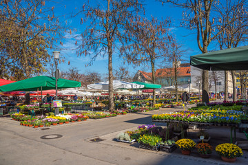 旅、ヨーロッパ、Slovenia,Ljubljana、リュブリャーナ中央市場、Central Market,