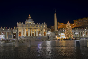 beautiful Rome at Christmas time