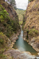 Fototapeta na wymiar Beautiful Canyon Lake In Philippines At Summer.