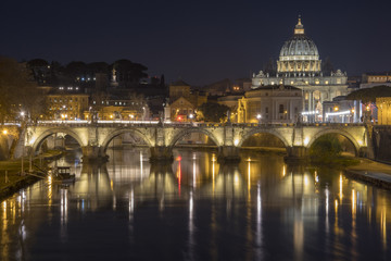 Fototapeta na wymiar beautiful Rome at Christmas time