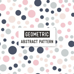 Abstract black and white seamless pattern.