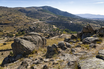 Fototapeta na wymiar Cerro Cebrera en Avila.
