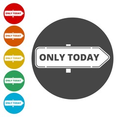 Only Today Sale sign