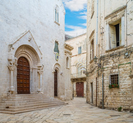 Bisceglie old town, in the province of Barletta-Andria-Trani, Apulia, southern Italy.