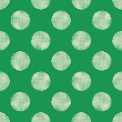 scribble effect polka dots seamless pattern