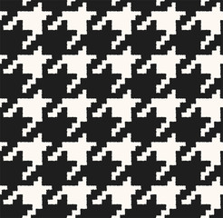 houndstooth seamless pattern. Fabric background