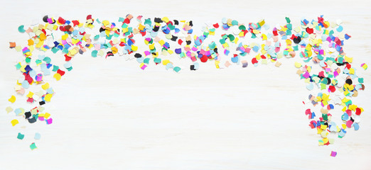 Carnival, Karneval, Fasching, Fastnacht, Panorama, Banner, header, headline, hochauflösend, Konfetti, Textraum, copy space