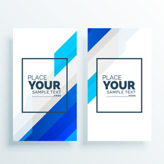modern business banners set background