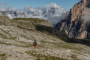Sentiero Armentarola tra le Dolomiti (Trentino Alto Adige, Italia)