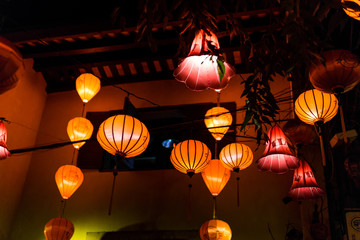 Colorful oriental lanterns