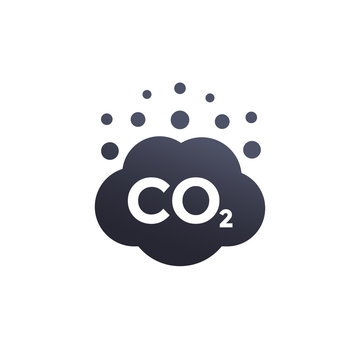 co2 emissions vector icon