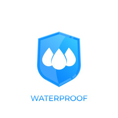 waterproof, water resistance icon
