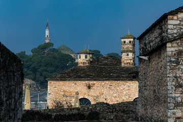 Fototapeta na wymiar Minaret in Ioannina Greece