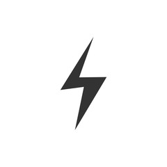 Lightning Icon Vector Template Design
