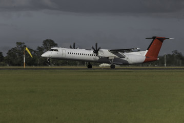 Airliner taking off