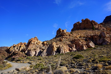 Fototapeta premium el teide montana guajara teneryfa ocean 