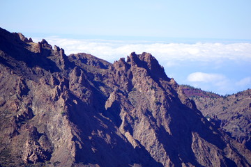 el teide montana guajara teneryfa ocean 