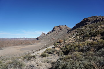 el teide mmontana guajara teneryfa wyspy kanaryjskie widok ocean