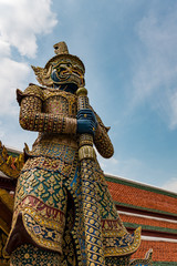 Fototapeta premium Statue of a demon, Grand Palace Bangkok