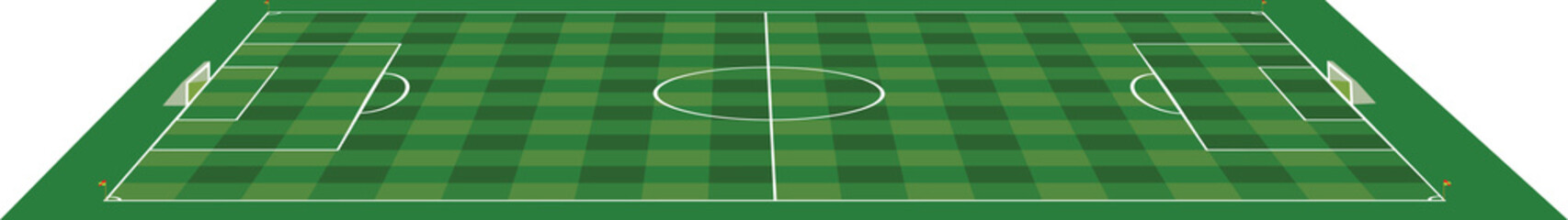 Soccer field. vector illustration © marijaobradovic