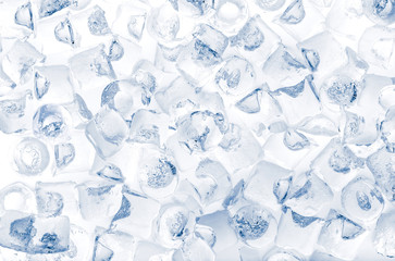 Ice cubes background. © stone36