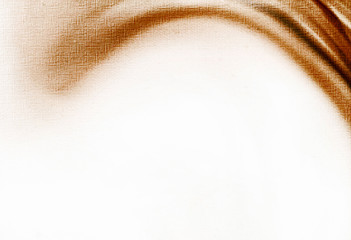 Brown abstract digital like hand drawn curvy element design frame