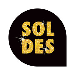 SOLDES PAILLETTES DORÉES