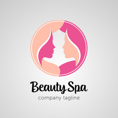 Beauty & SPA logo design. Vector design AI / EPS 10