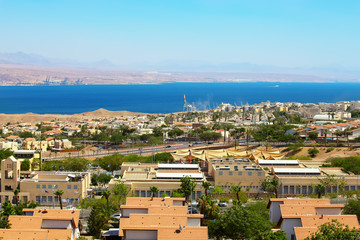 aerial view on Eilat , Israel