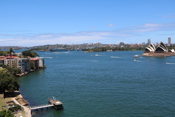 Fototapeta premium View from Milsons Point to Sydney, New South Wales Australia