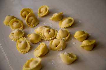 Homemade tortellini/ravioli