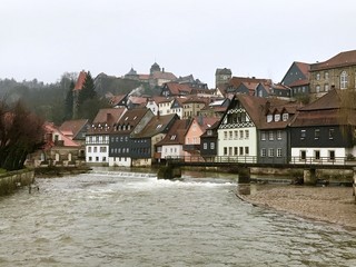 Fototapeta na wymiar Haßlach in Kronach (Bayern)