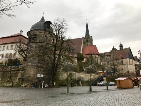 Marienplatz in Kronach (Bayern)