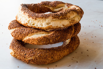 Turkish Bagel Simit with Sesame