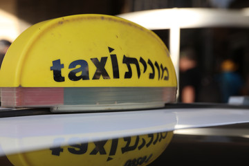 Taxi in Haifa. Israel