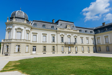 Fototapeta na wymiar Festetics palace, Festetics baroque castle, in Keszthely, Hungary