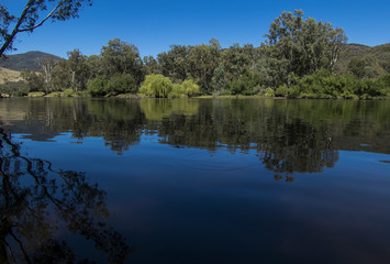 The Murray River near Jingellic, New South Wales, Australia