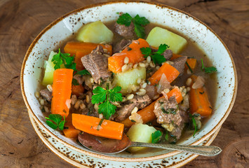 Traditional Irish stew