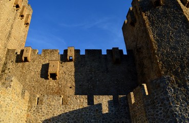 the walls of the old town
