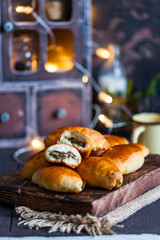 cakes,pirozhki with meat