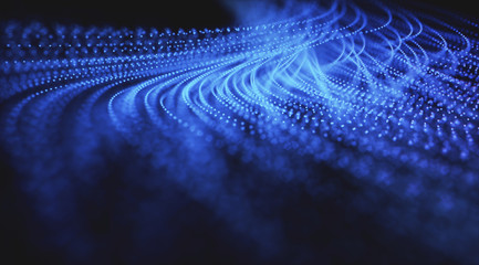 Illuminated lines, illustration