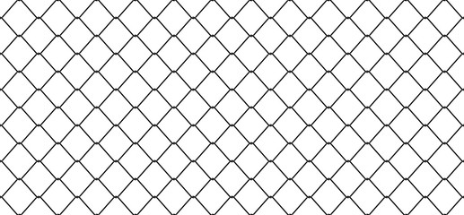 Seamless Pattern Wire Mesh Chain link Fence vector isolated wallpaper background