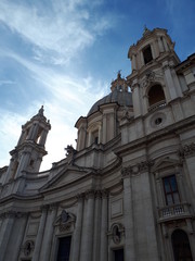 Fototapeta na wymiar Place Navone - Piazza Navona - Italie