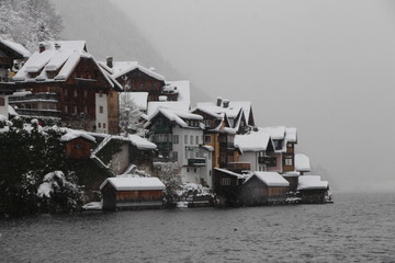 snowy village