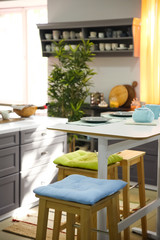 Interior of modern kitchen