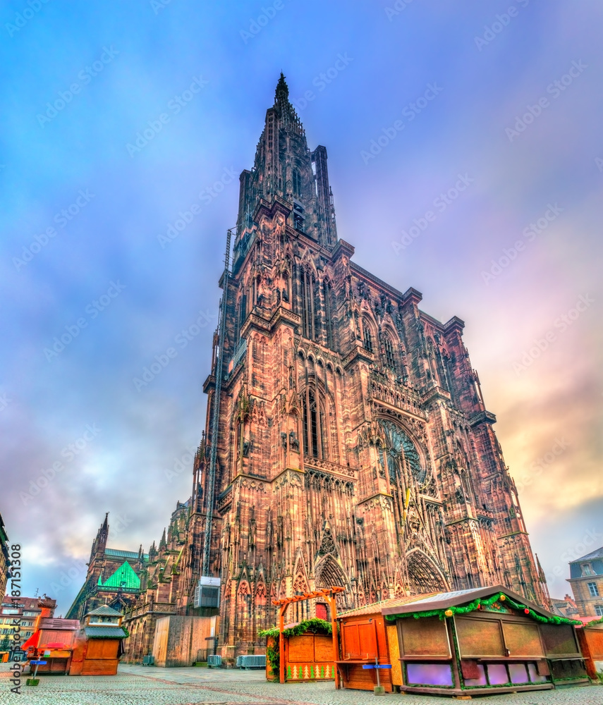 Poster The Notre-Dame Cathedral of Strasbourg, France